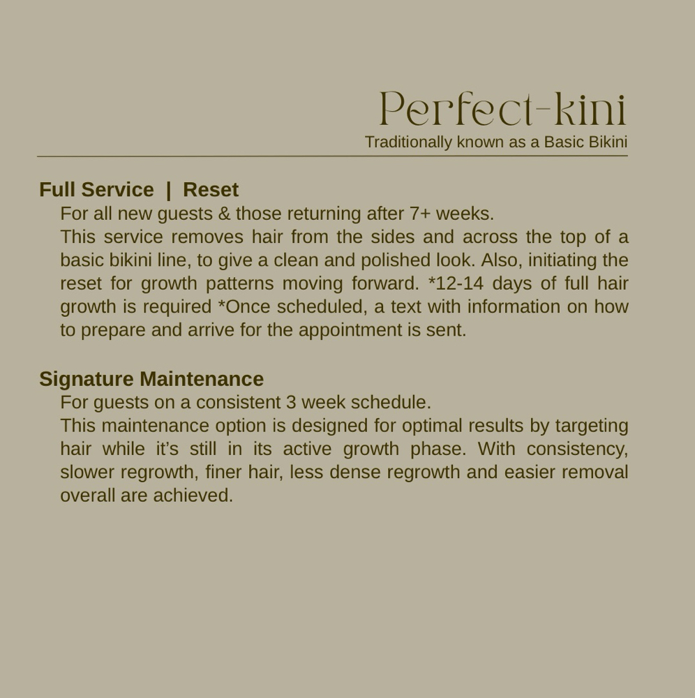 Perfect-kini at Foxy’s Beauty Lounge in Waterloo, IA