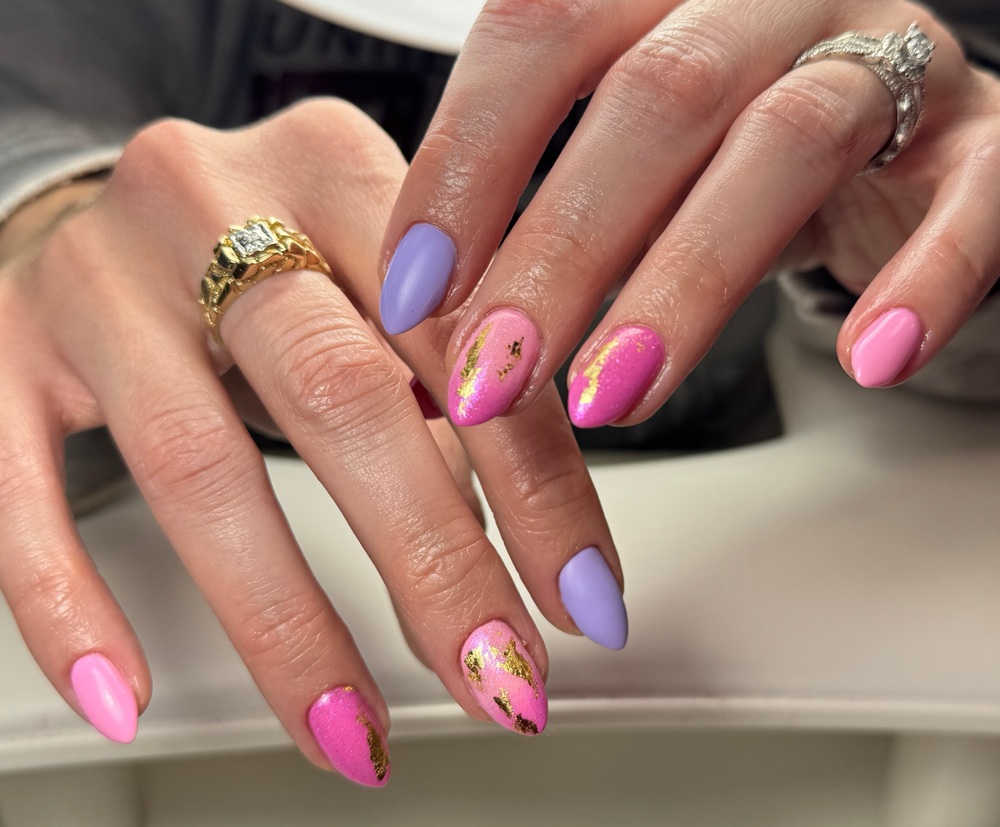 Structure Gel Manicure- Simple Art