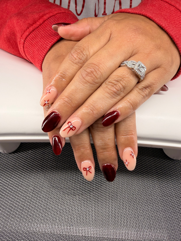 Acrylic Full Set (SHORT) at Nails By Ariona in carrollton, OH