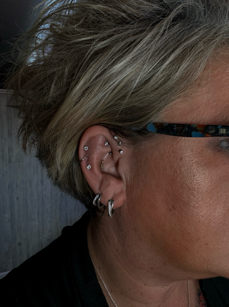 2 piercings