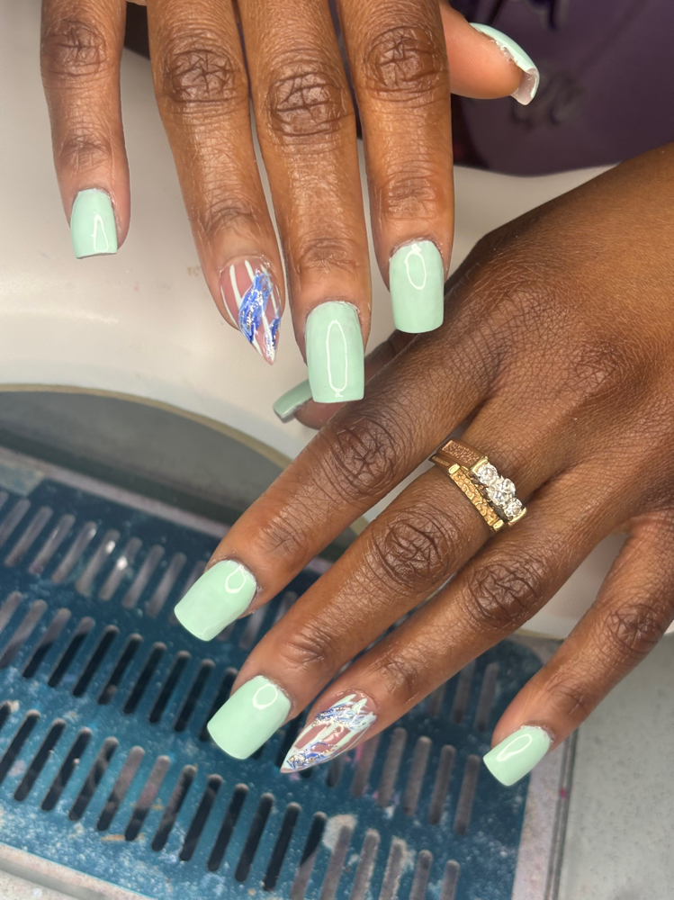 Two Finger nail art