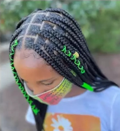 Medium Knotless Braids