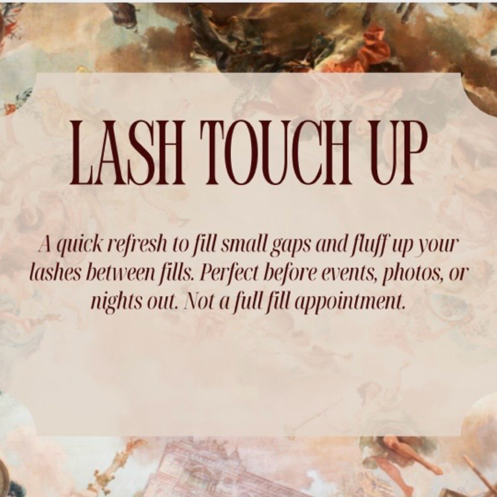 𝐋𝐚𝐬𝐡 𝐓𝐨𝐮𝐜𝐡-𝐔𝐩 at Luminous Lash Studio in Lincoln, CA