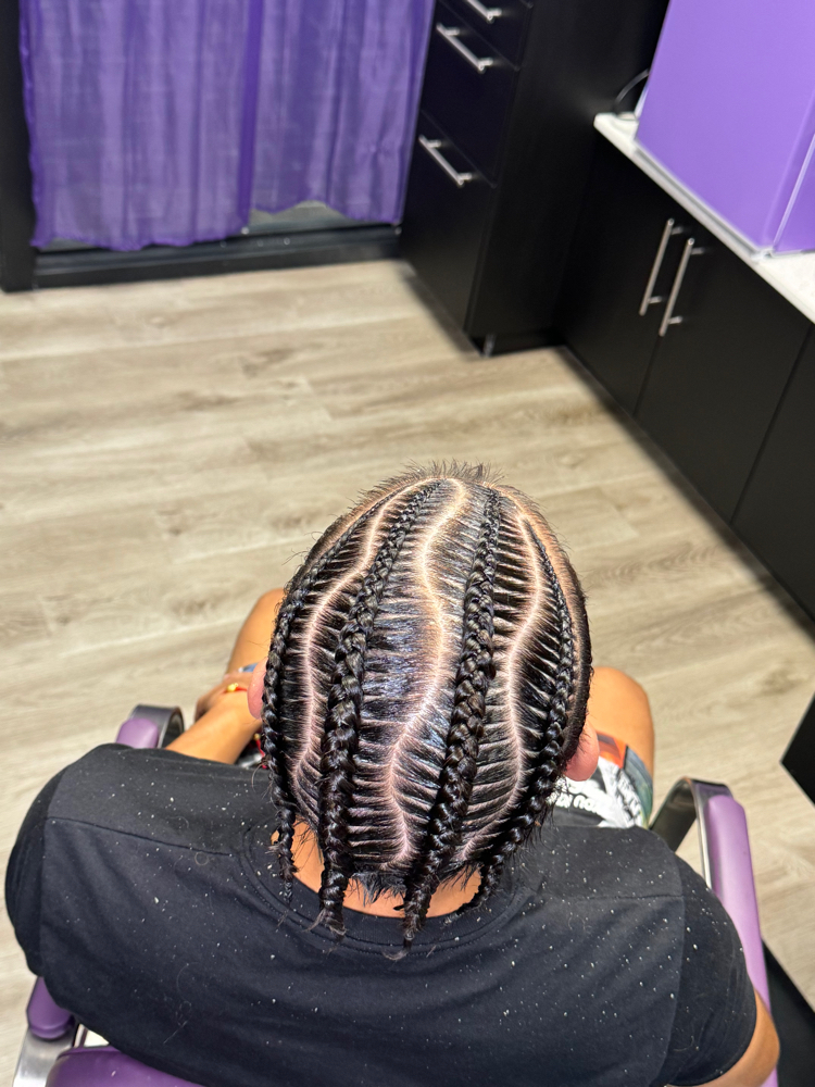 Mens 4 Stitch Braids