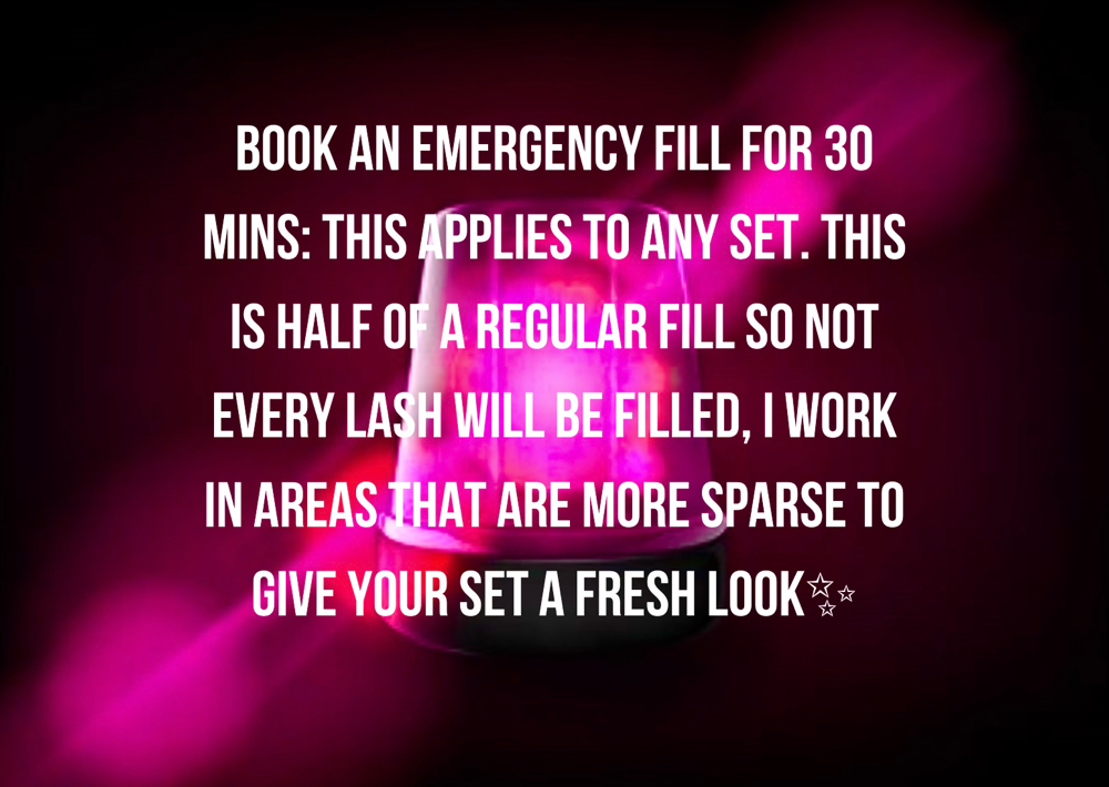 EMERGENCY 30 MIN FILL