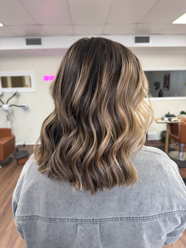 Root Touch Up w/Highlights