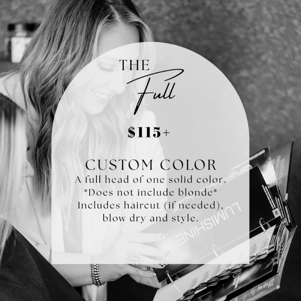 Full Custom Color at Deeply Rooted Beauty in Nocona, TX