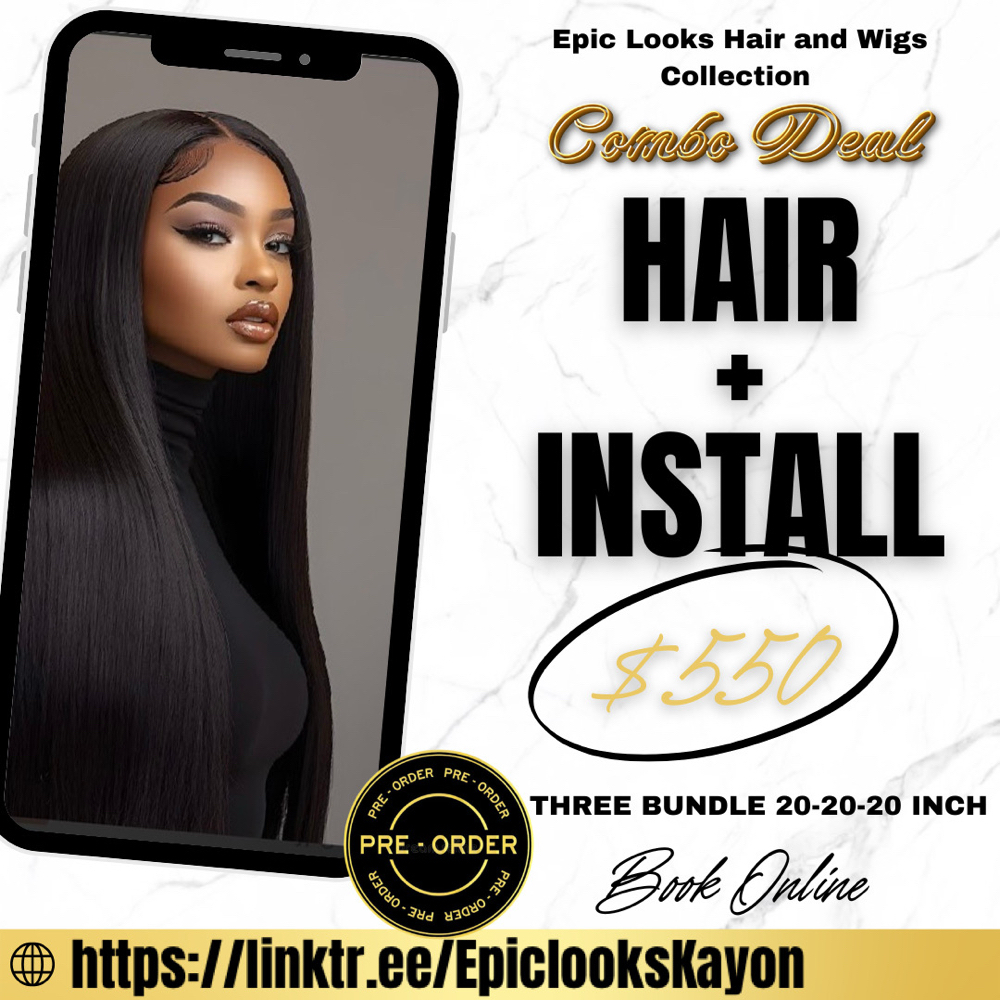 Sewin And Hair Package 20 Inch at Epic Looks Hair And Wigs Collection in Coral Springs, FL