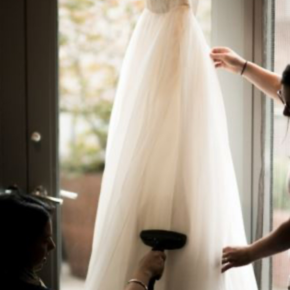 Bridal Gown Steaming at Dream Dress Bridal in Huber Heights, OH