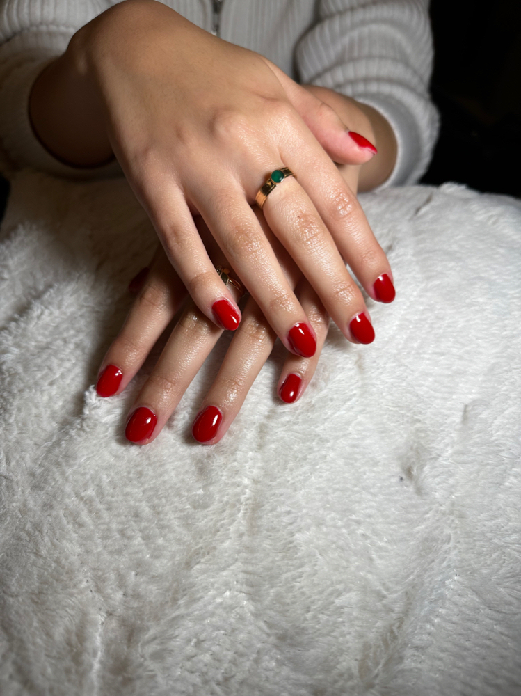 Solid Color Gel Manicure