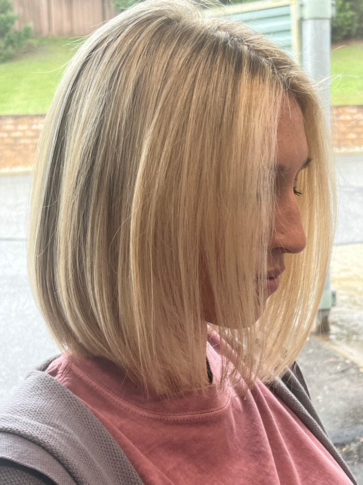 Partial Highlight & blowout at My Hairdresser in Cinnaminson, NJ