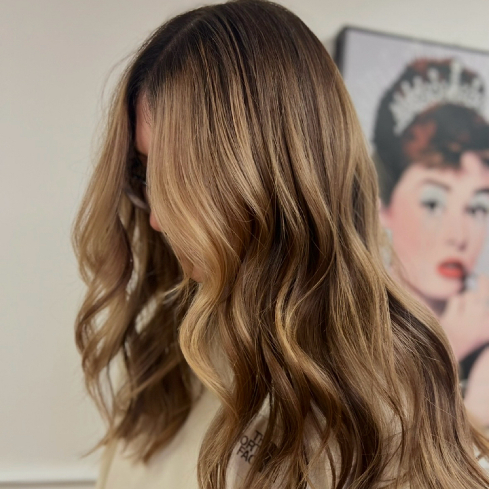 Partial Balayage at Boho Hair Studio in Westfield, MA
