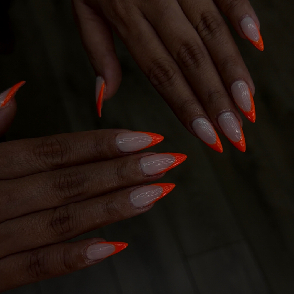 Simple Gel X Design at Hudson Beauty Salon in Tampa, FL