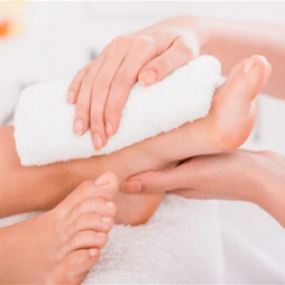 Classic Dazzle Dry Pedicure at Purple Sky by Dercy in Tampa, FL