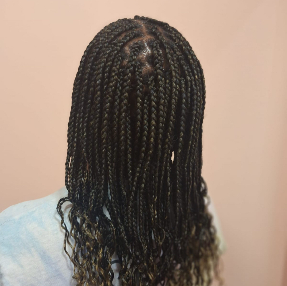 Box Braids –Medium (Shoulder) at WestAfrican Beauty Junction Braids in Prosper, TX