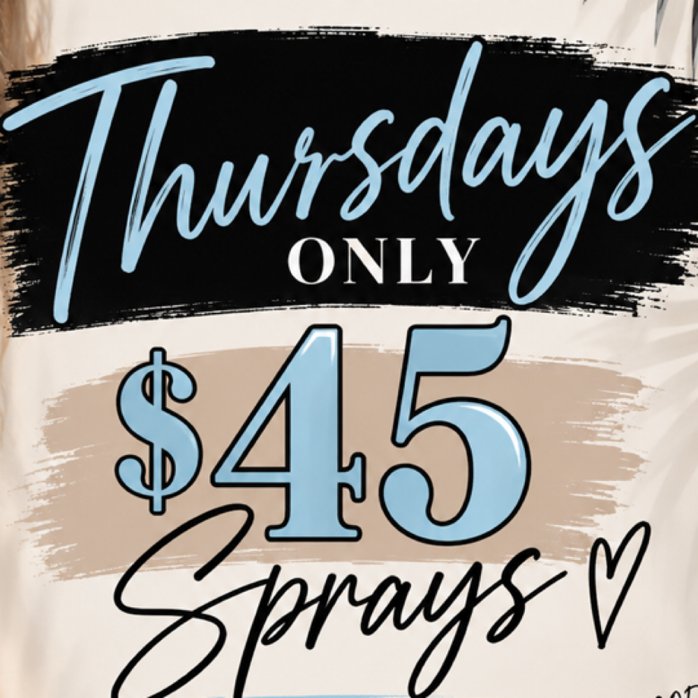 Thursday Sprays at Beach Bronze Tanning in Plymouth, MA