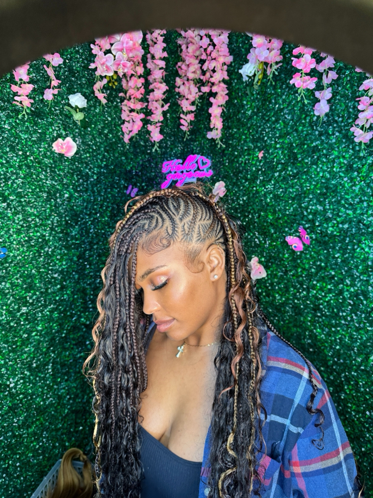Braided BOHO mohawk