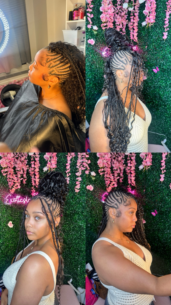 Braided BOHO mohawk