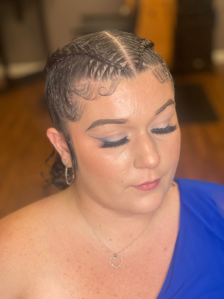 (2) Feed In French Braids