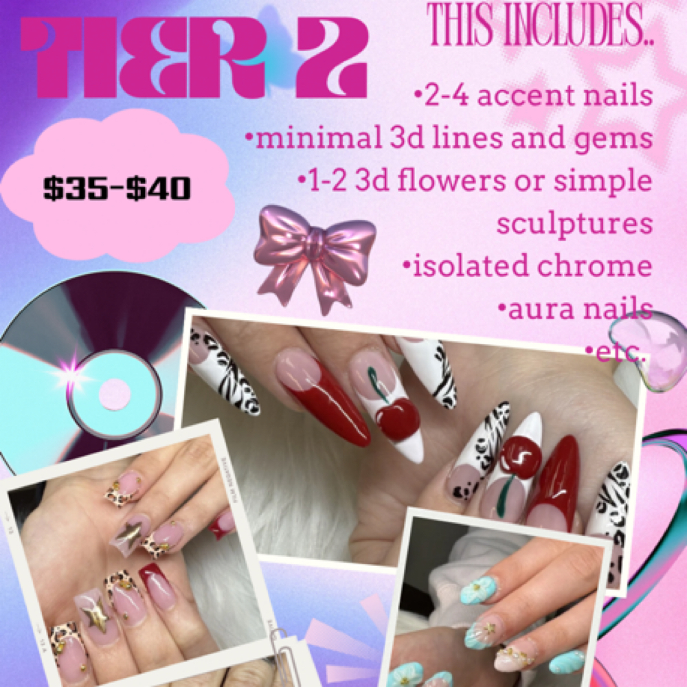 TIER 2 nail art at briana_nailed_it in Greenville, OH