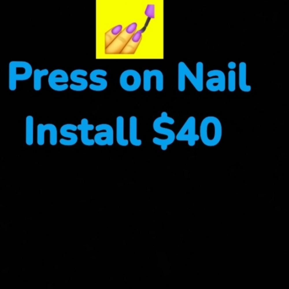 PRESS ON NAIL SERVICE at Weave King Hair Studio in Plano, TX