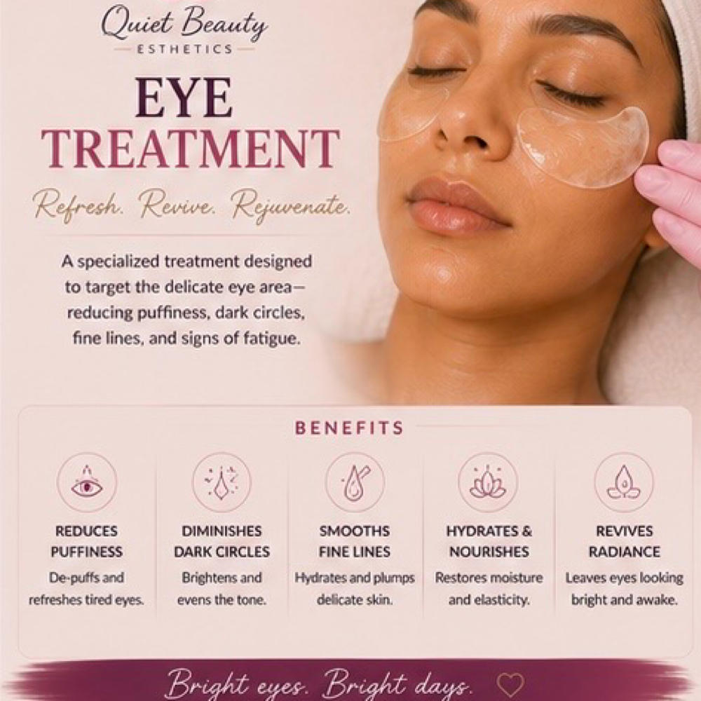 Eye Treatment at Quiet Beauty Esthetics By Tamika in Columbia, SC