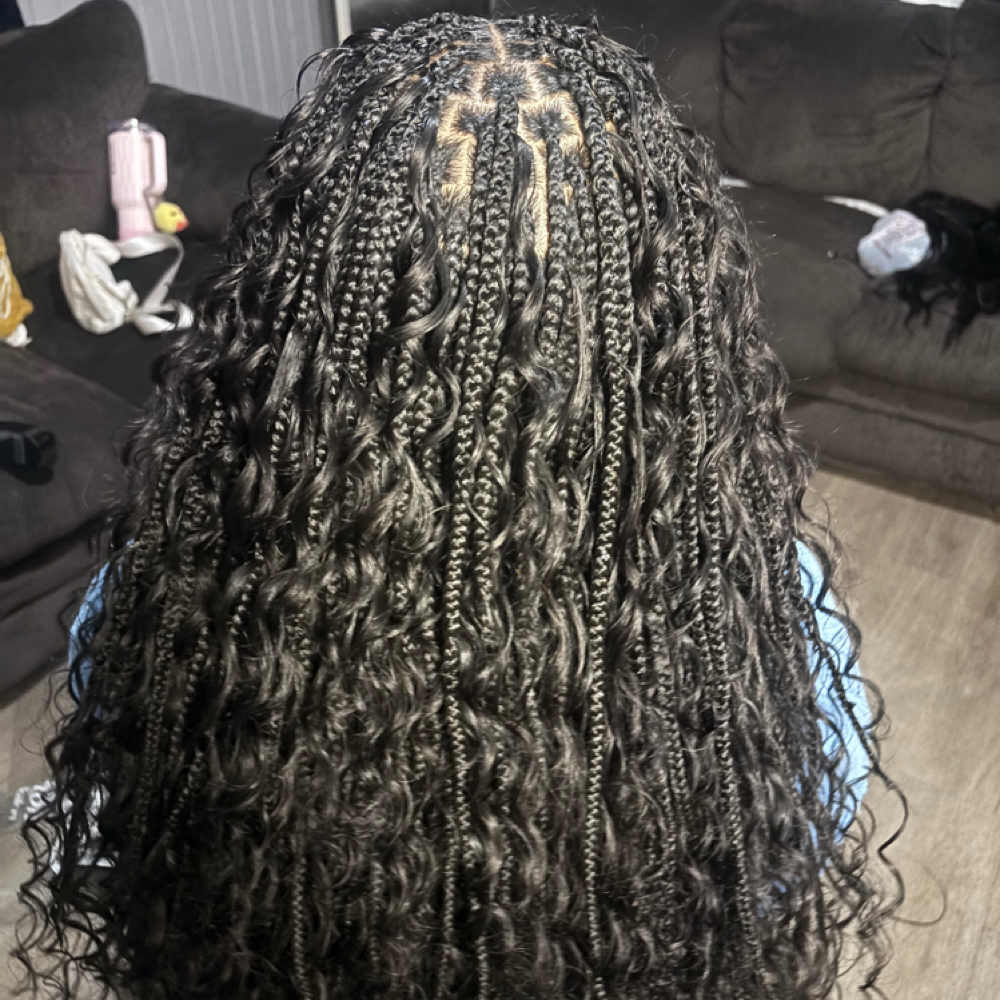 Small Boho Knotless at Opulent Beauty in Montgomery, AL