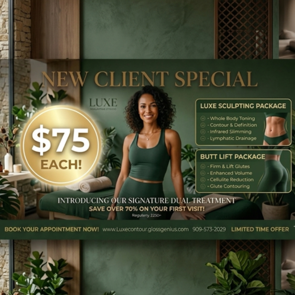 New Client Special at Luxe Contour in Ontario, CA