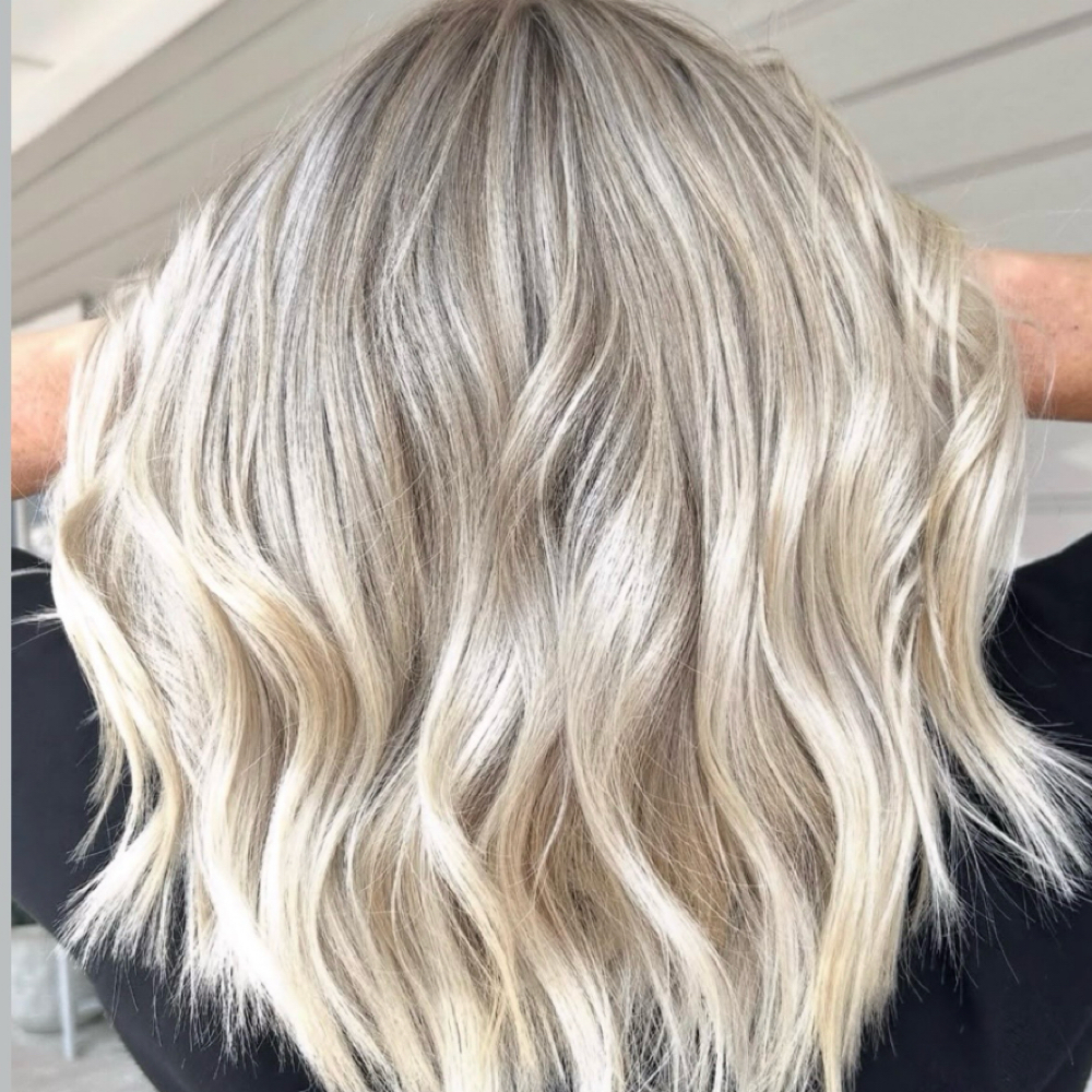 Partial Custom Highlight at Serenity Hair Studio in Wilmington, NC