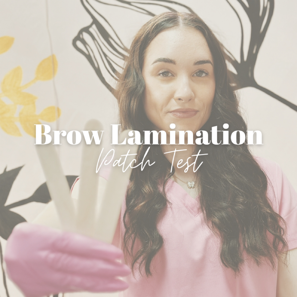 Brow Lamination Patch Test at Lil Glowtique in Wyandotte, MI