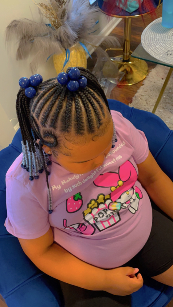 Kids Braided Ponytail