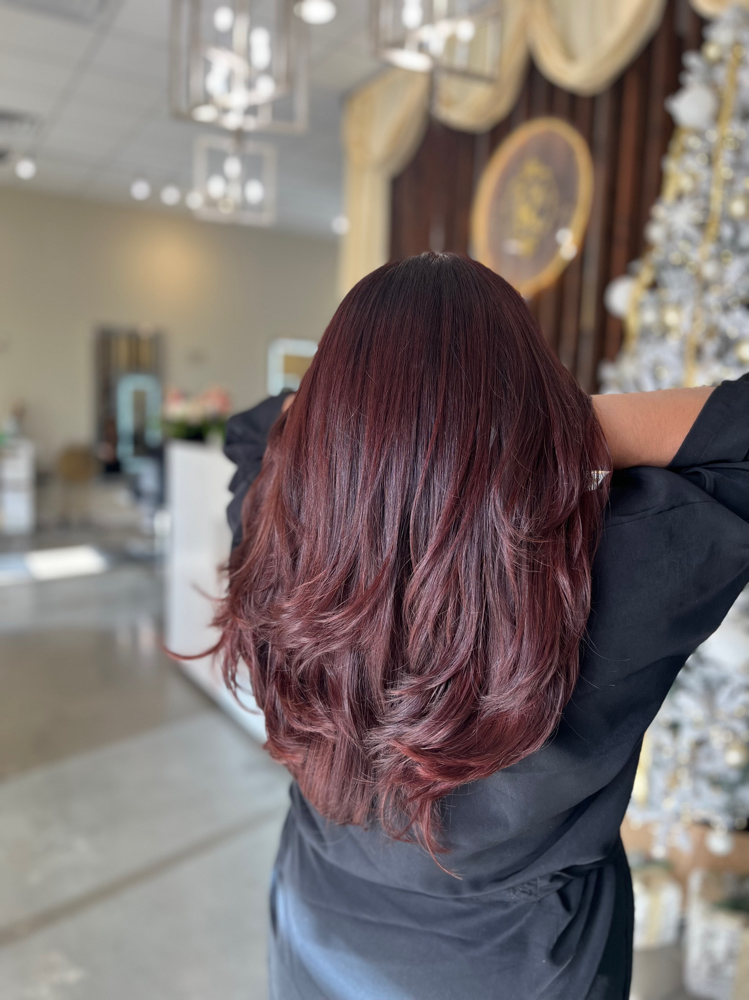 All Over Hair Color