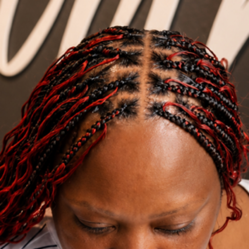 Smedium Knotless at HairByJanaySamone in Atlanta, GA