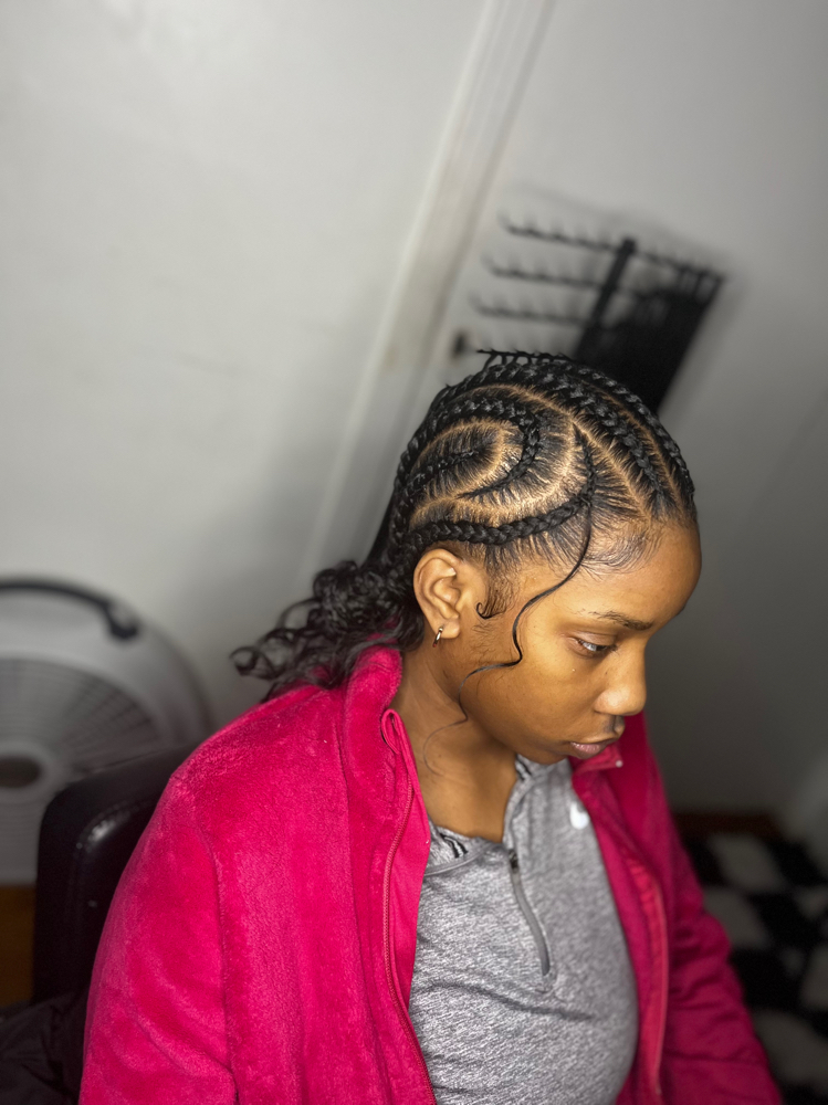 Large Stitch W Bun at BraidsByJinece in Wichita, KS