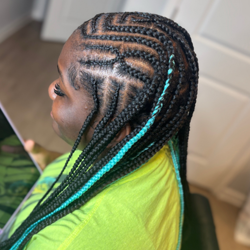 Any Fulani Style With Knotless at Braiding with Beads by Mercedes in Charlotte, NC