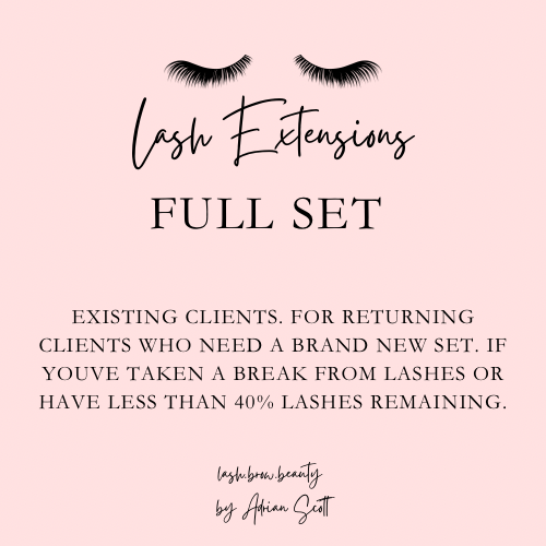 Lash Extensions Full Set