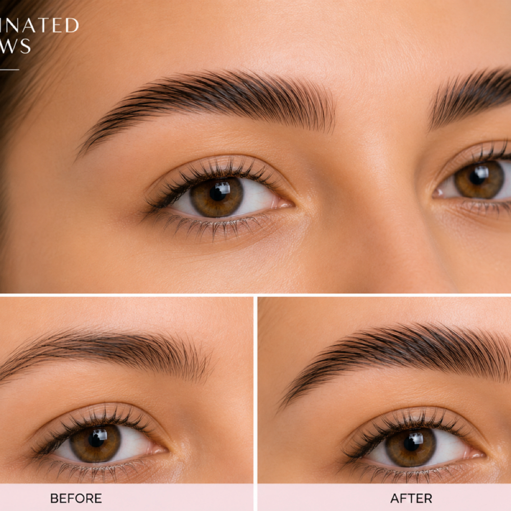 Laminated Brows (Including waxing & tinting) at Venice Nails & Head Spa in Kyle, TX