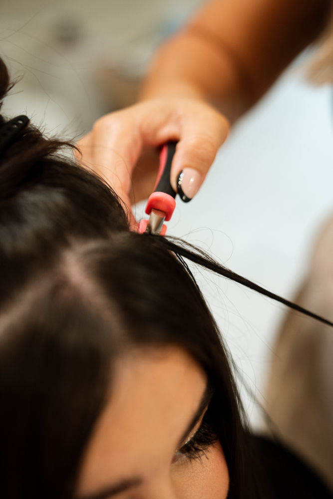 1 Row Extension Tightening at Rachel Haney Hair in Gilbert, AZ