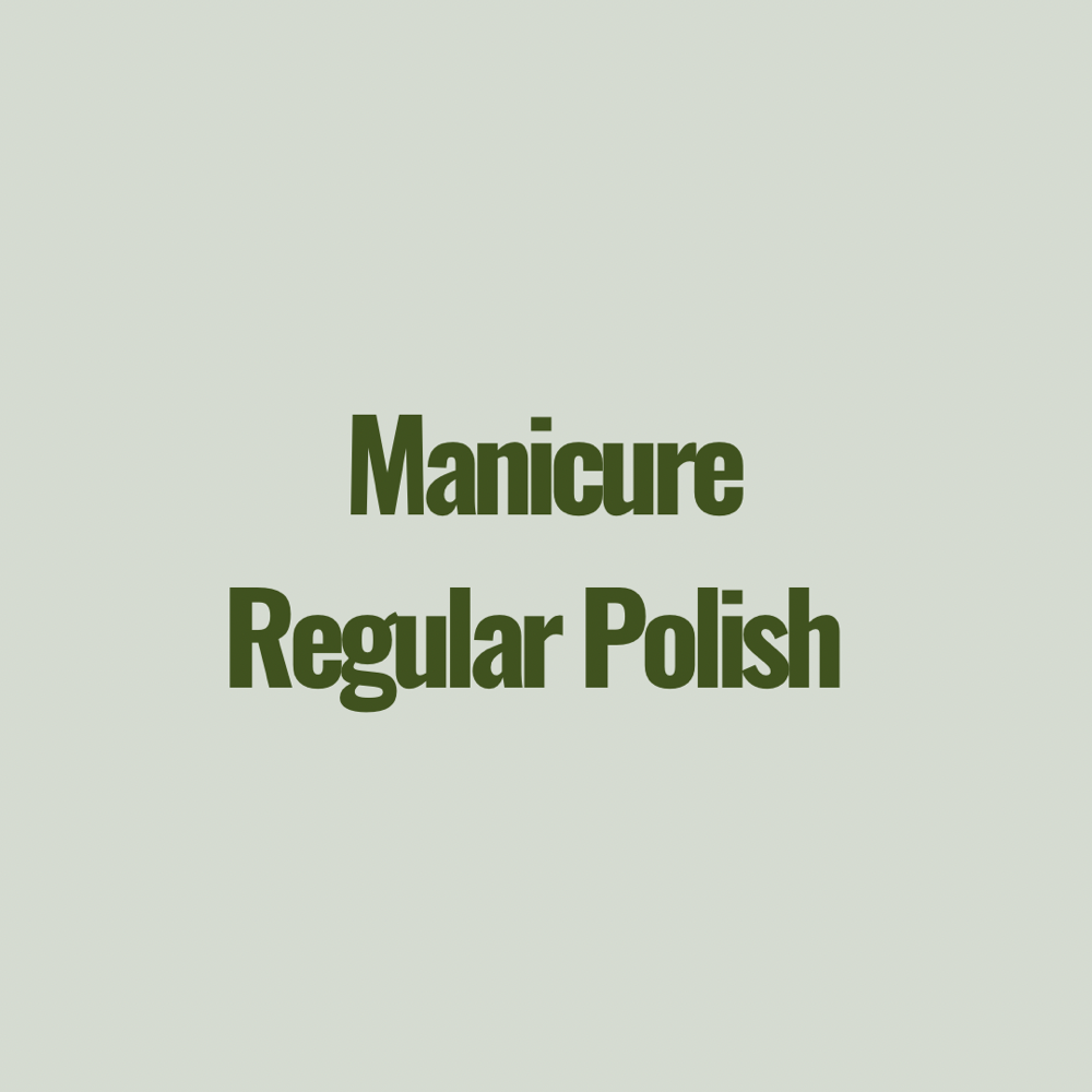 Manicure - Regular Polish at Center Street Studio in Sebewaing, MI
