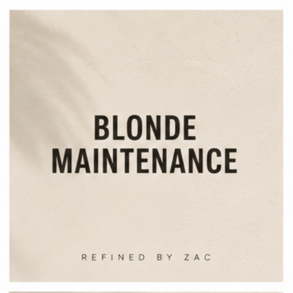 Blonde Maintenance at Refined by Zac in san diego, CA