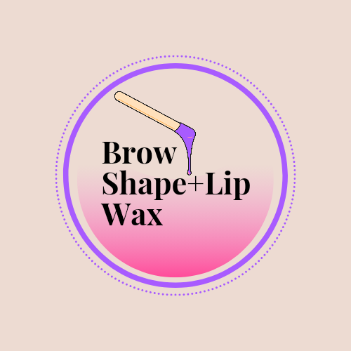 Brow Shaping (Wax) + Lip Wax