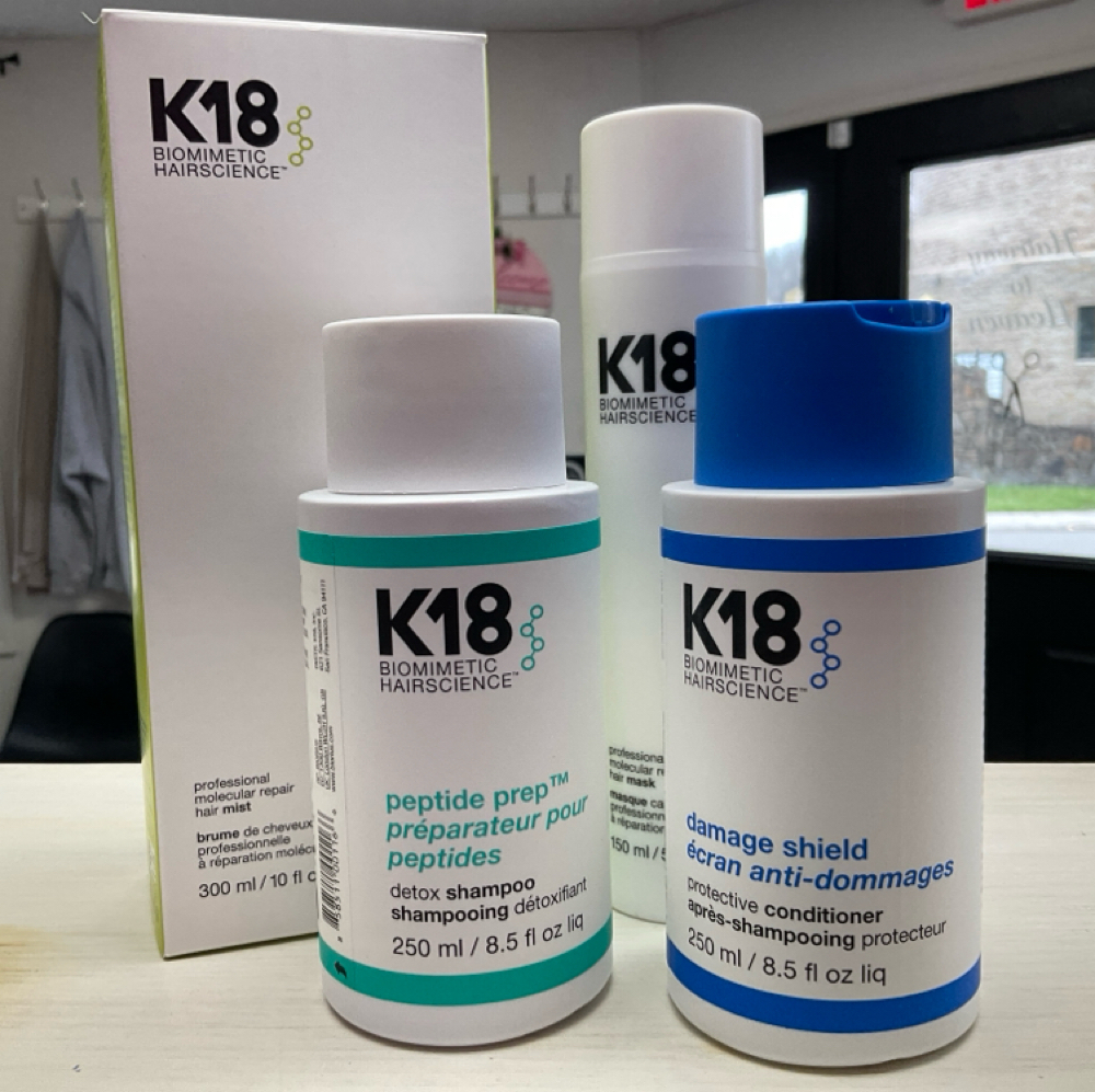 K18 Peptide Repair Treatment at Hairway to Heaven Salon LLC in Johnstown, PA