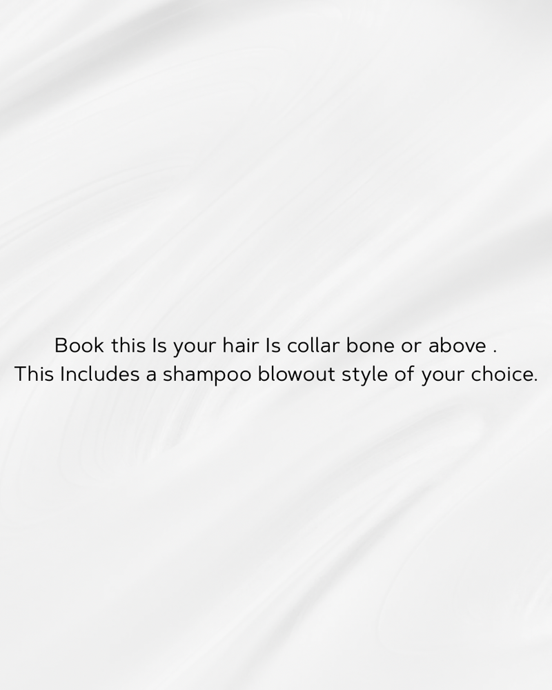 Short Hair Shampoo & Blowout Style at Hair by Kelsey Clark in Lizton, IN