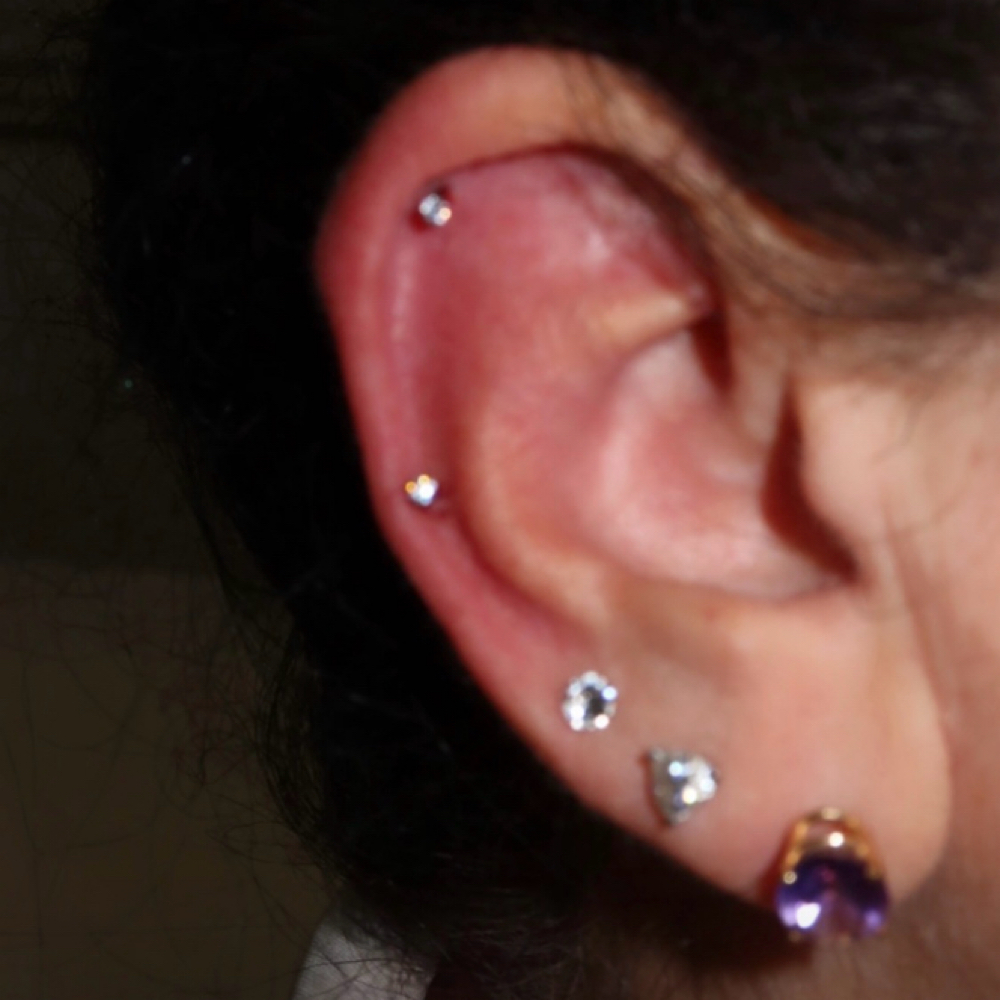 Helix/ Mid Helix Piercing at Luxe Beauty Studio in Cottonwood, AZ