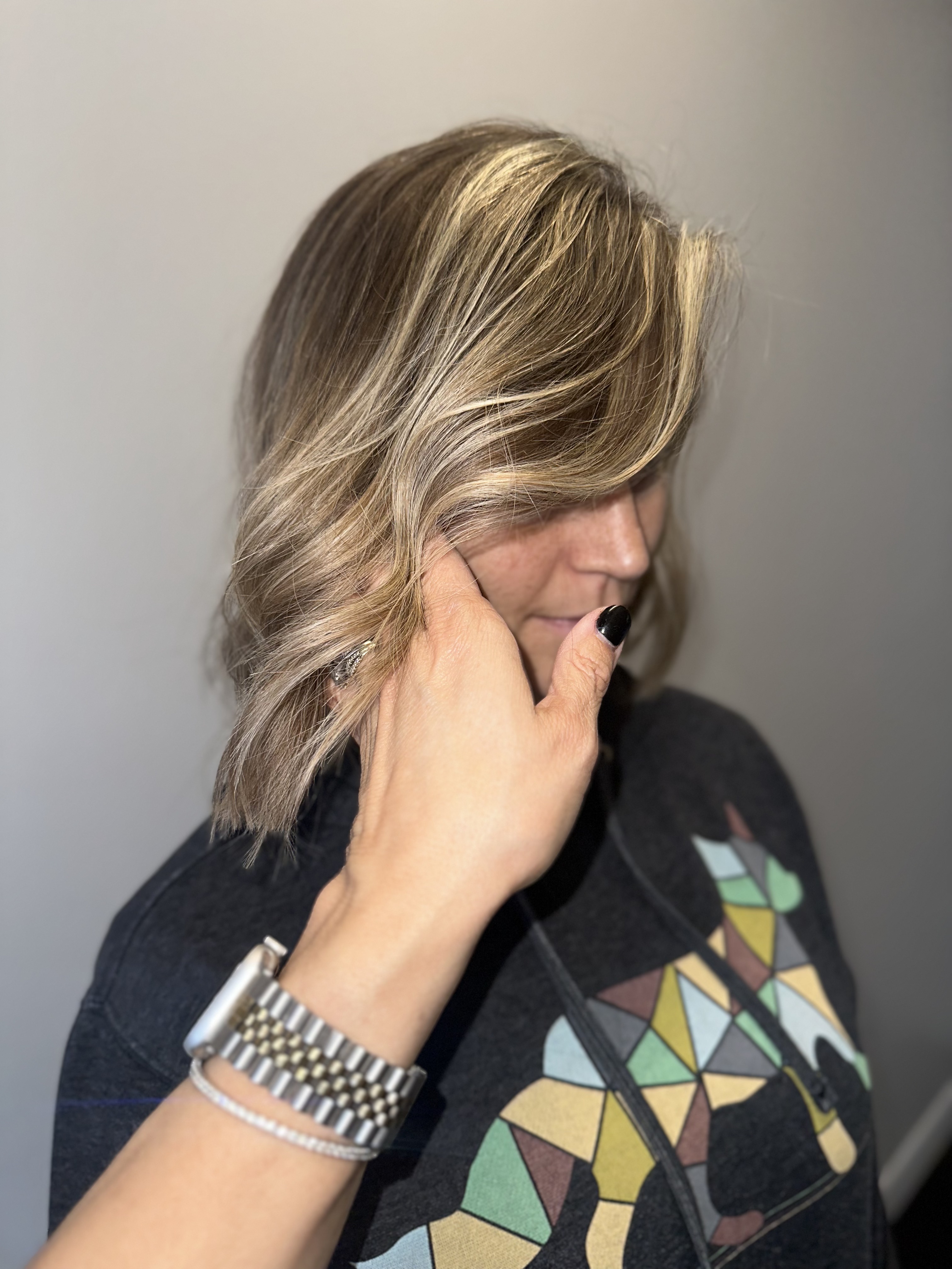 Haircut With A Blow Dry Style