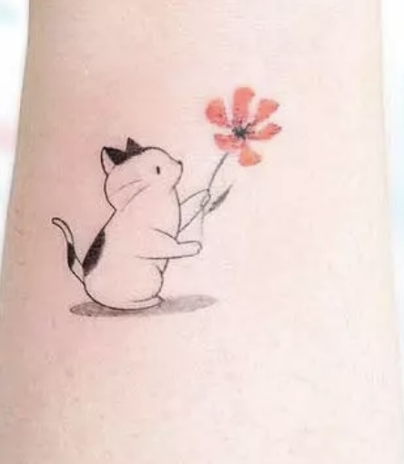 Small Tattoo With Color Ink