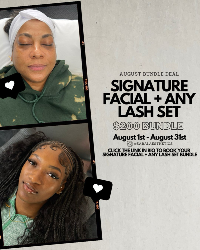 AUG DEAL | $200 Facial + Lash Set