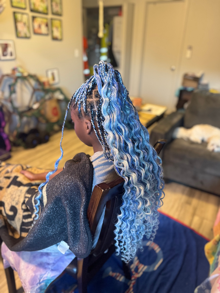 Medium Box Braids