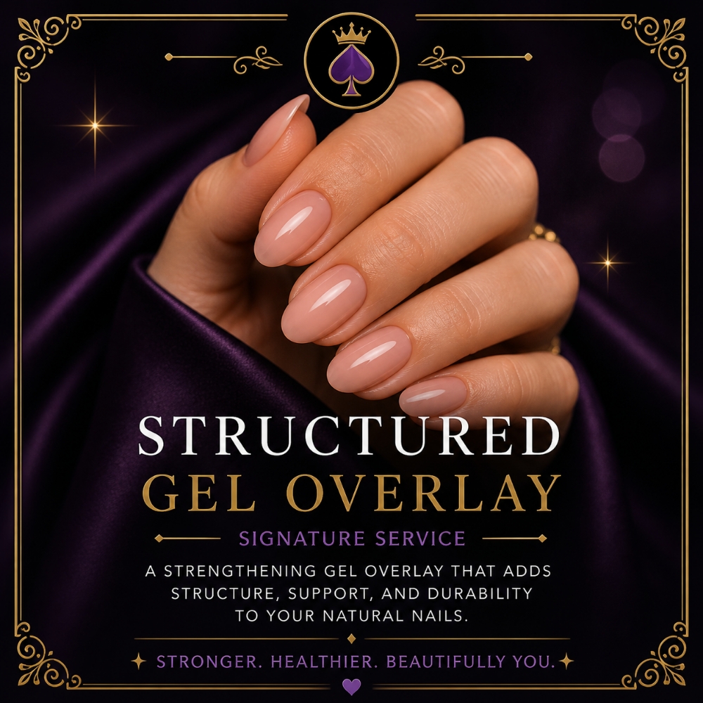Structure Gel Overlay (Signature) at Royal Flush Nail Co. in Christiansburg, VA