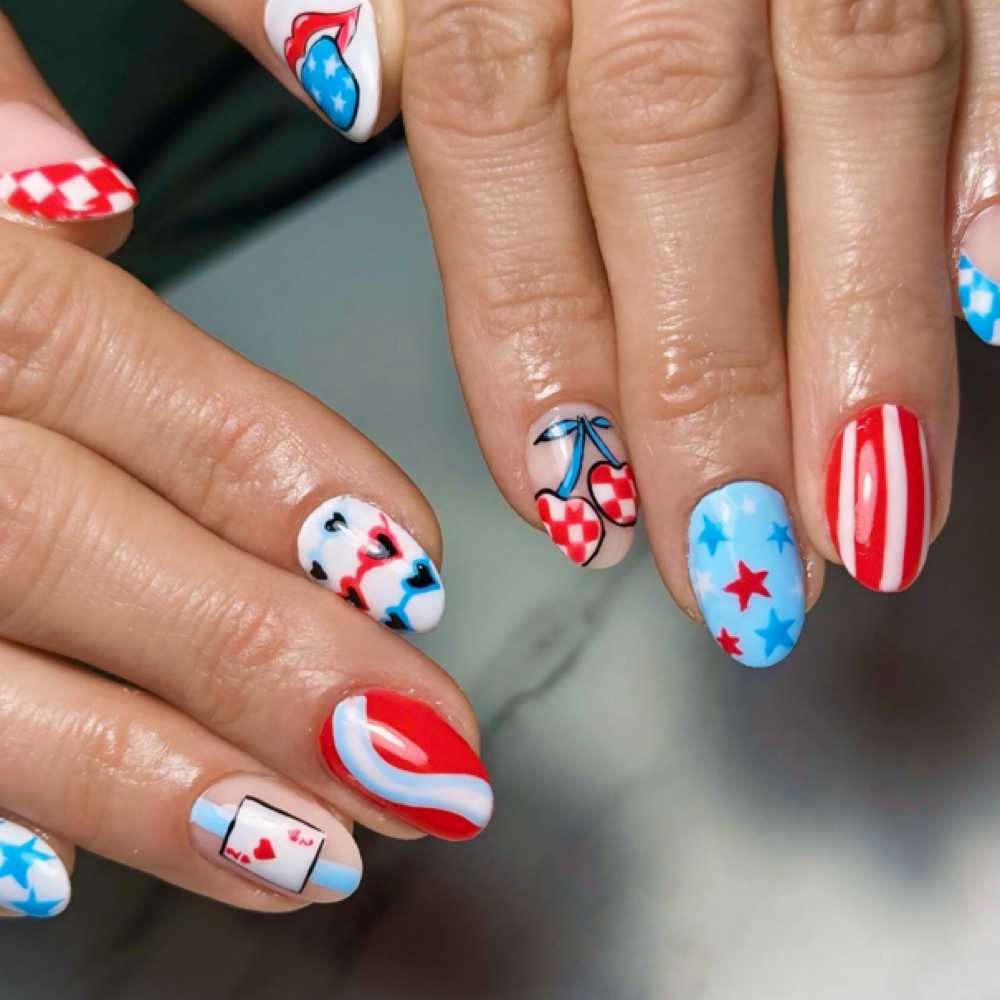 Detailed Art Tier 2 at Glam Nails Studio in Sioux falls, SD
